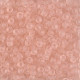 Miyuki seed beads 8/0 - Matte transparent light tea rose 8-155F